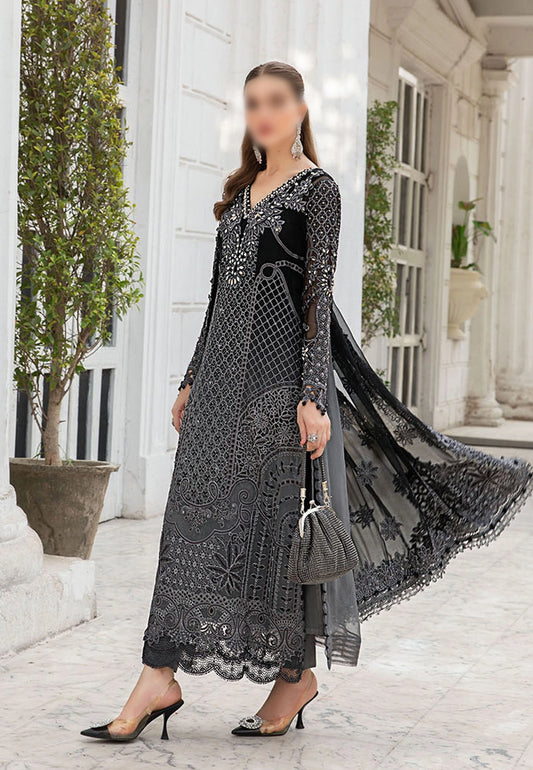 Maria B Unstitched Chiffon Collection 2024 - MPC-24-01