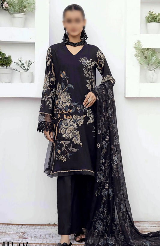NUR Milan Rut Embroidered and Printed Lawn Collection 2024 - MR 04