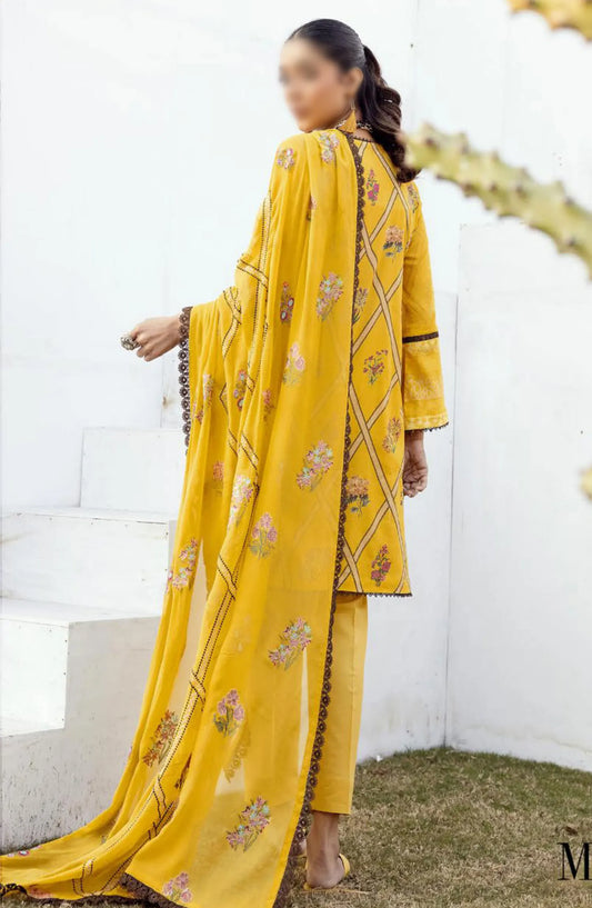 NUR Milan Rut Embroidered and Printed Lawn Collection 2024 - MR 05