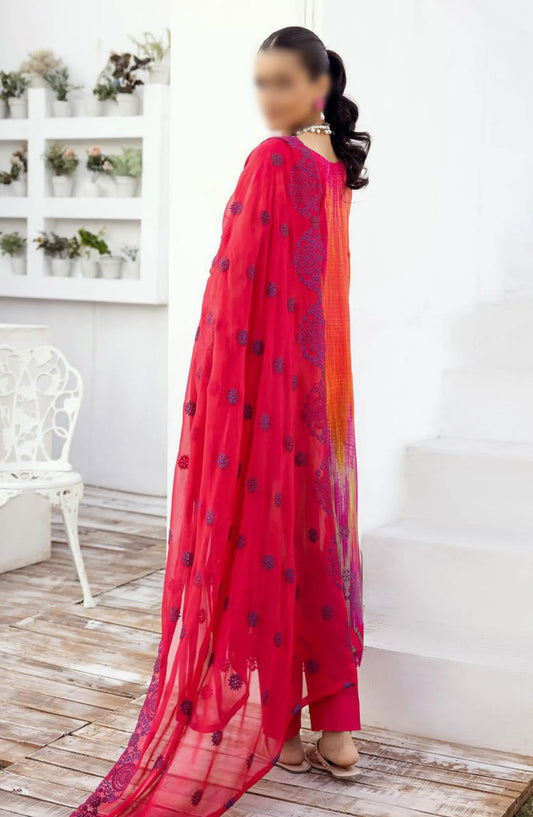 NUR Milan Rut Embroidered and Printed Lawn Collection 2024 - MR 06