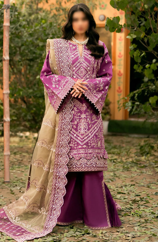 Maryum N Maria Luxury Lawn Collection 2024 - MS24-562 NANE