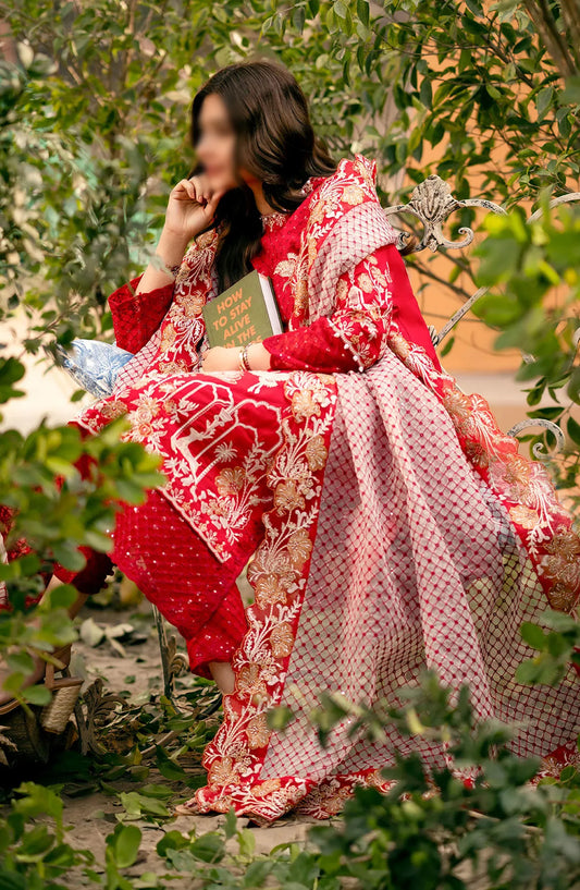 MARYUM N MARIA Luxury Lawn Collection 2024 - MS24-563 NURUL