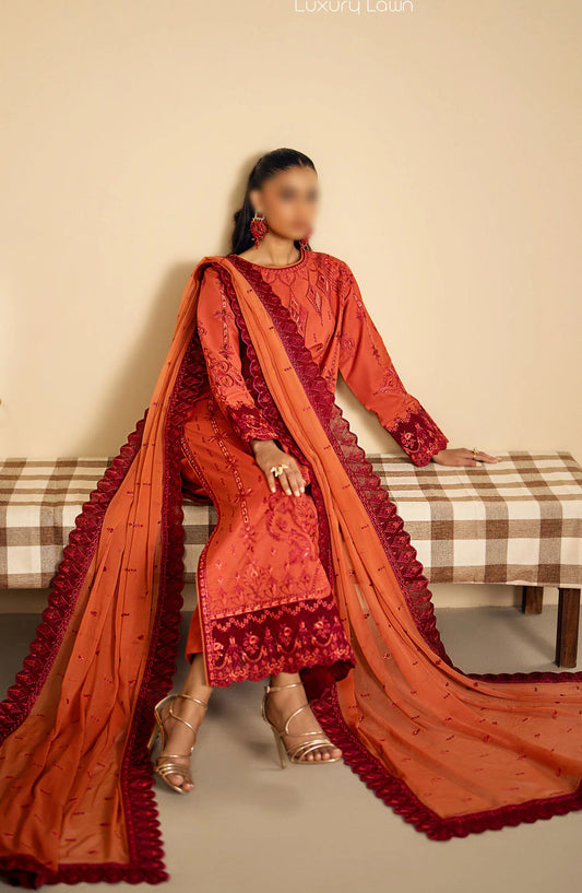 MNM Eid Ul Azha Luxury Lawn Chapter 01 - MS24-628 Faina