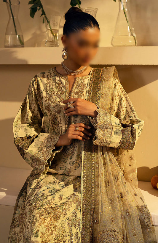 MNM Eid Ul Azha Luxury Lawn Chapter 01 - MS24-636 Nadya