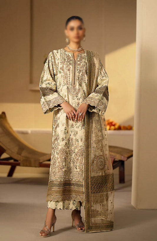 MNM Eid Ul Azha Luxury Lawn Chapter 01 - MS24-636 Nadya