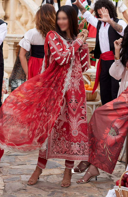 Mushq Te Amo Luxury Lawn Collection 2024 - MSL 2401
