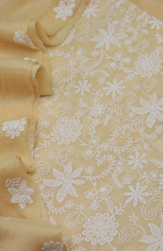 MinaKari Unstitched Luxury Embroidered Swiss Collection 2024 - MULESC 01