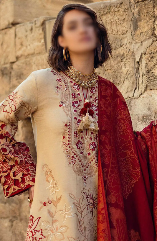 Mushq Broadway A Walk To Remember Luxury Winter Shawl Collection - MWI 05 FALLEN HEARTS