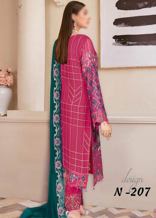 N 207 Ramsha Luxury Chiffon Collection Vol 21