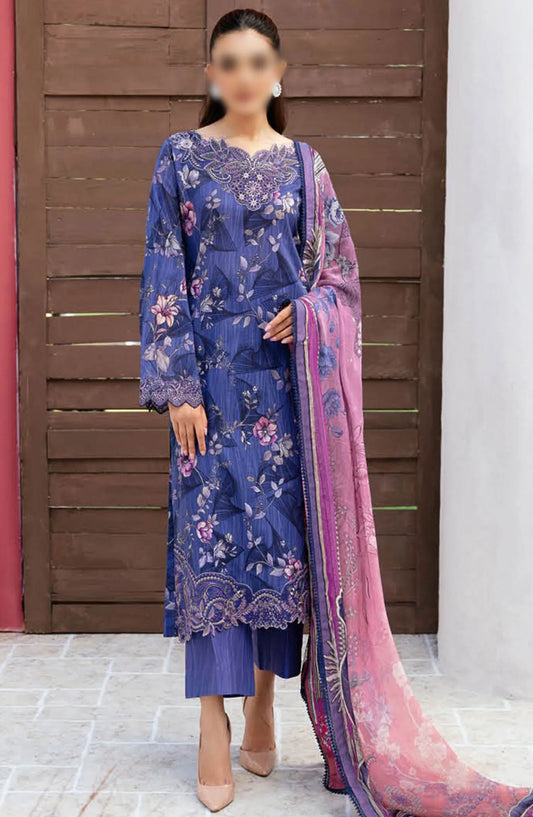 Ramsha Rangrez Luxury Lawn Collection Vol 05 2024 - M 509
