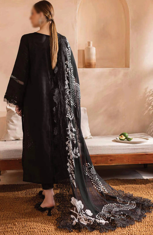 Nureh Koyal Embroidered Unstitched Monochrome Collection - NE 97