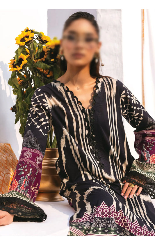 Nureh N-Girls Unstitched Premium Printed Lawn Collection - NGL-02