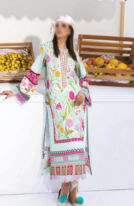 Nureh N-Girls Unstitched Premium Printed Lawn Collection - NGL-04