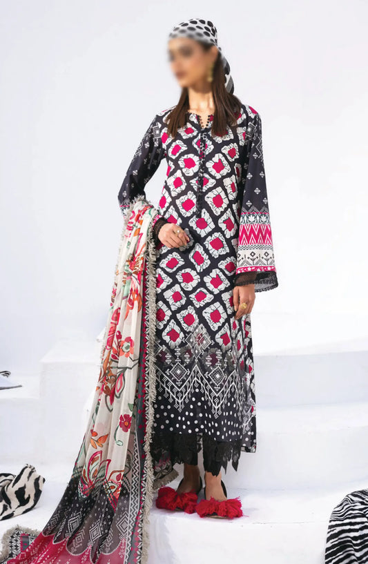 Nureh N-Girls Unstitched Premium Printed Lawn Collection - NGL-05