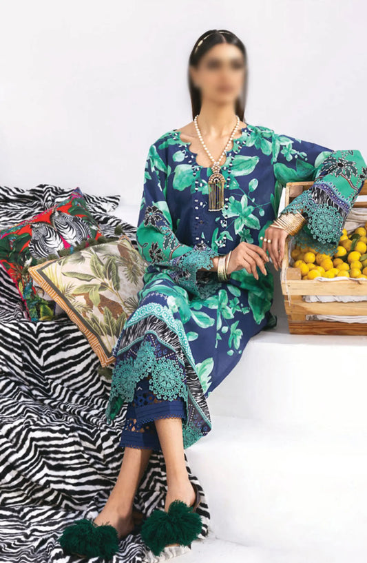 Nureh N-Girls Unstitched Premium Printed Lawn Collection - NGL-06