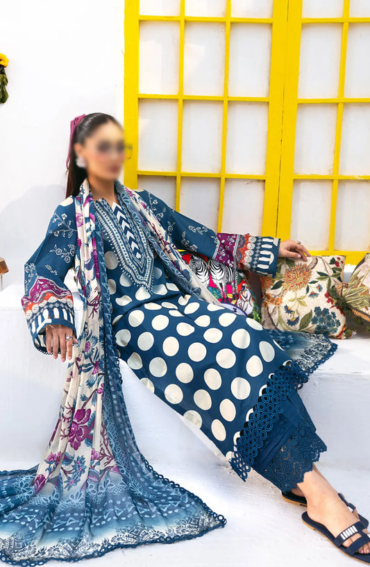 Nureh N-Girls Unstitched Premium Printed Lawn Collection - NGL-12