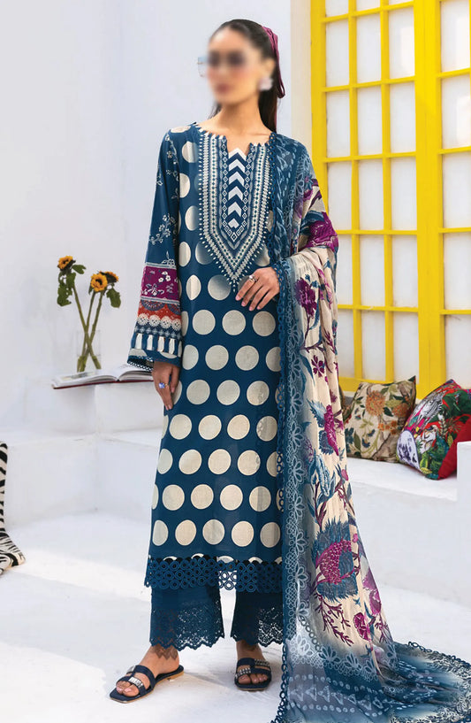 Nureh N-Girls Unstitched Premium Printed Lawn Collection - NGL-12