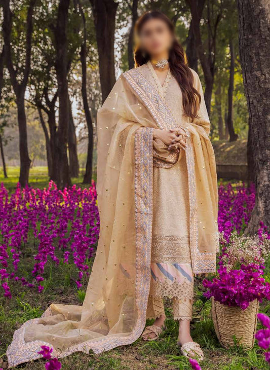 Nureh Exclusive Unstitched Luxury Lawn Collection D-NI 29