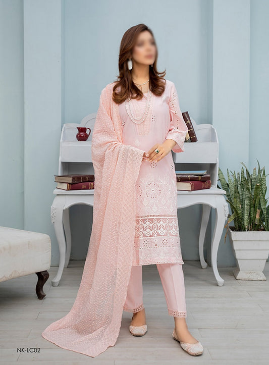 NKLC 02 Norma Kaamal ChikanKari Eid Festive Collection