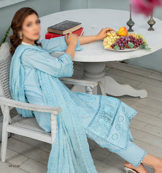 NKLC 03 Norma Kaamal ChikanKari Eid Festive Collection