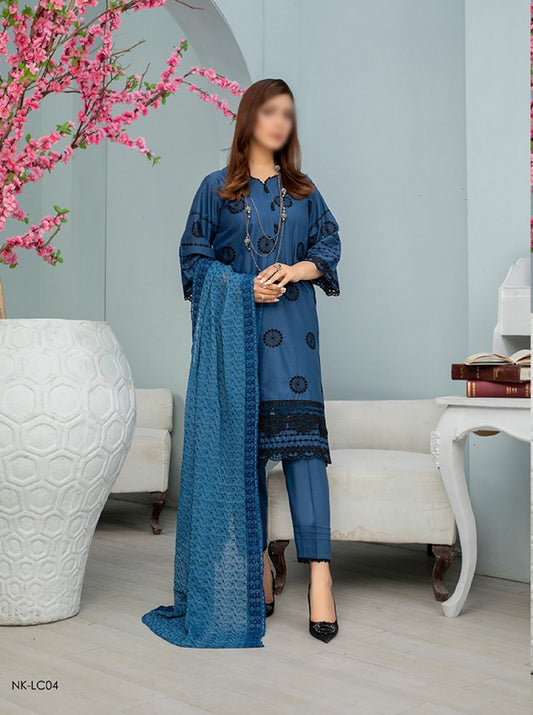 NKLC 04 Norma Kaamal ChikanKari Eid Festive Collection