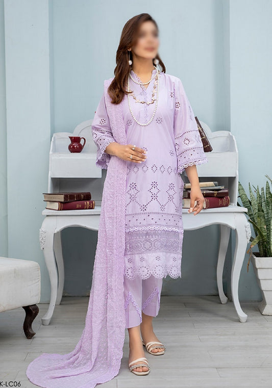 NKLC 06 Norma Kaamal ChikanKari Eid Festive Collection