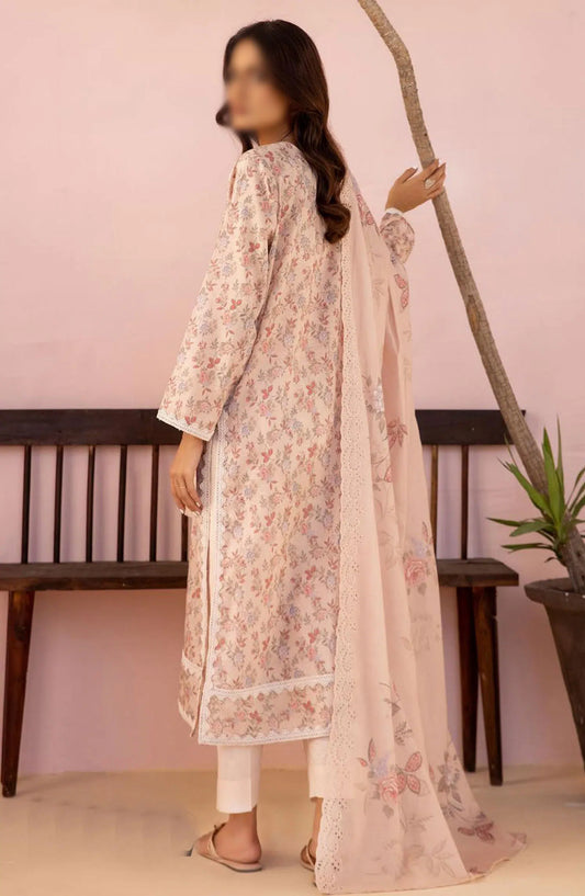 NUR Pastels Printed Embroidered Lawn Collection - NP 02