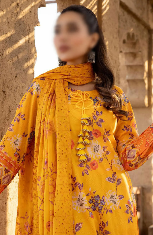 RangRez Printed and Embroidered Lawn Collection - NR-04