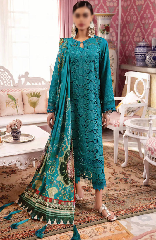 Nureh Maya Embroidered Lawn Collection 2024 - NS 108