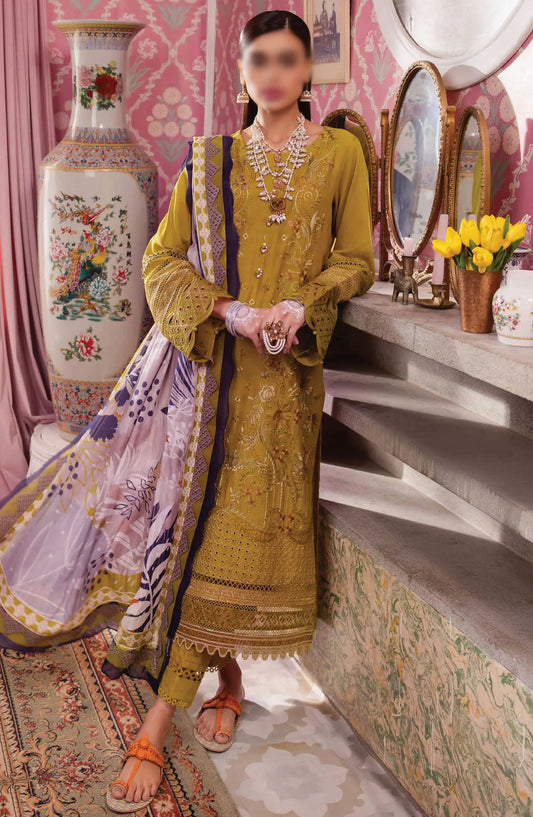 Nureh Maya Embroidered Lawn Collection 2024 - NS 111