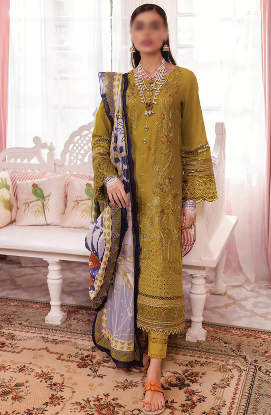 Nureh Maya Embroidered Lawn Collection 2024 - NS 111