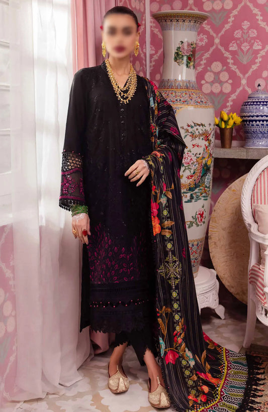 Nureh Maya Embroidered Lawn Collection 2024 - NS 114
