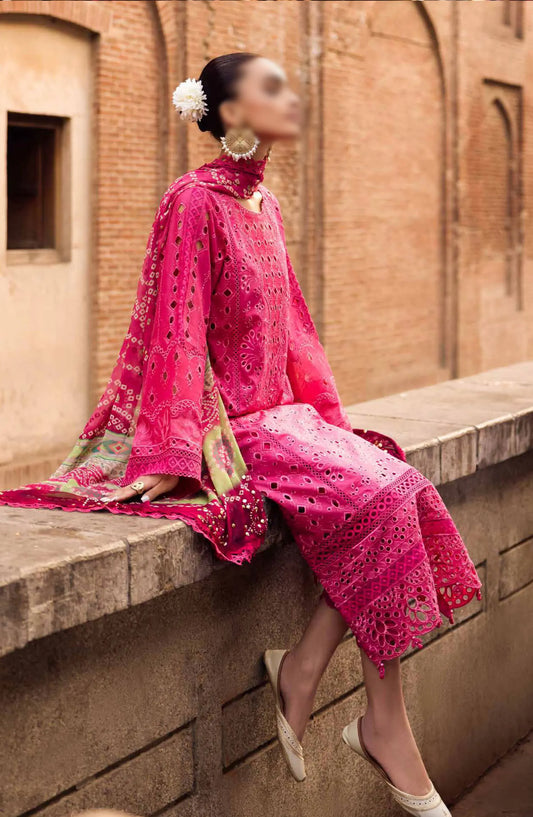 Nureh Bazar Lawn Chikankari Collection 2024 - NS 128