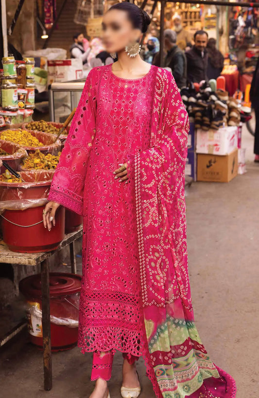 Nureh Bazar Lawn Chikankari Collection 2024 - NS 128