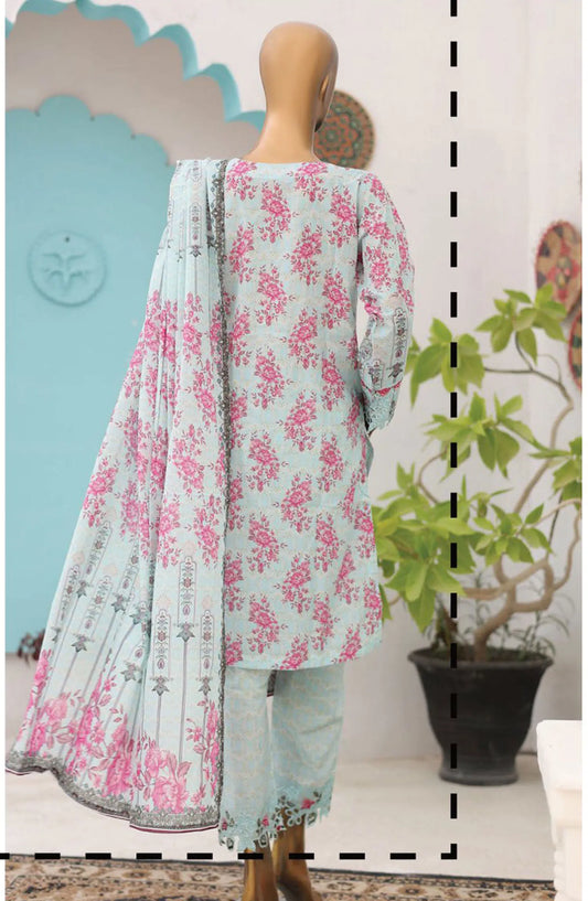 Oswah Women Embroidered Lawn Stitched Collection Vol 07 - OS-2435K FLORAL