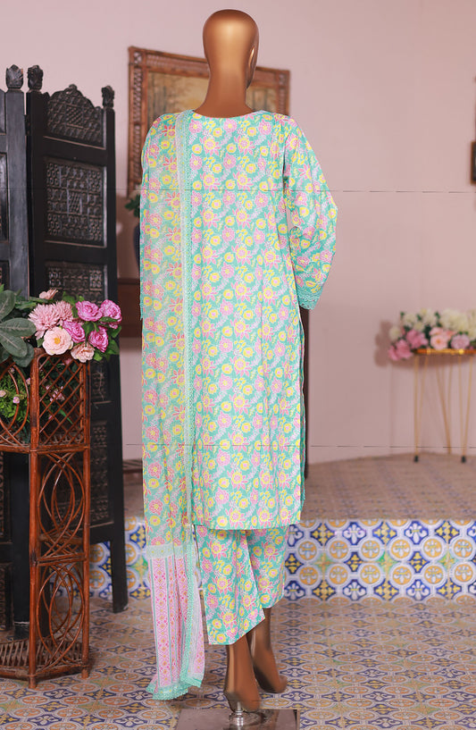 Oswah by Suntex Embroidered Lawn Stitched 3 Piece Suit - OS-2520K - SS25OLC - Blue - Summer Collection