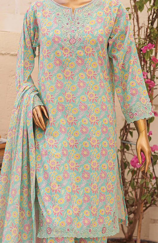 Oswah Women Embroidered Lawn Stitched Collection Vol 04 - OS 2420 K FLORAL
