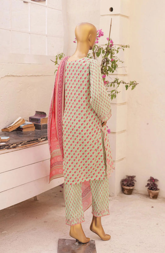 Oswah Women Embroidered Lawn Stitched Collection Vol 04 - OS 2421 K PINK