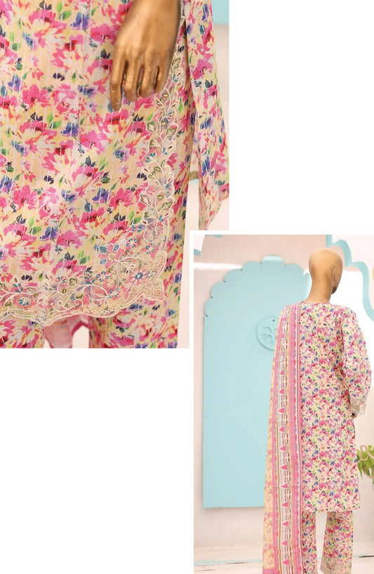 Oswah Women Embroidered Lawn Stitched Collection Vol 06 - OS 2429 K  Floral