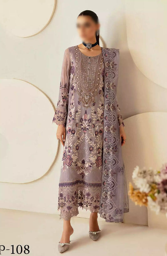Ramsha Dastoor Chiffon Collection Vol 01 - P-108