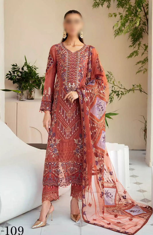 Ramsha Dastoor Chiffon Collection Vol 01 - P-109