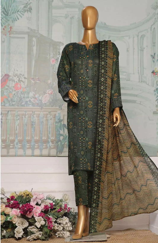 HZ Platinum Co Ords Autumn 3 Pcs Printed Collection - PCC-231 A