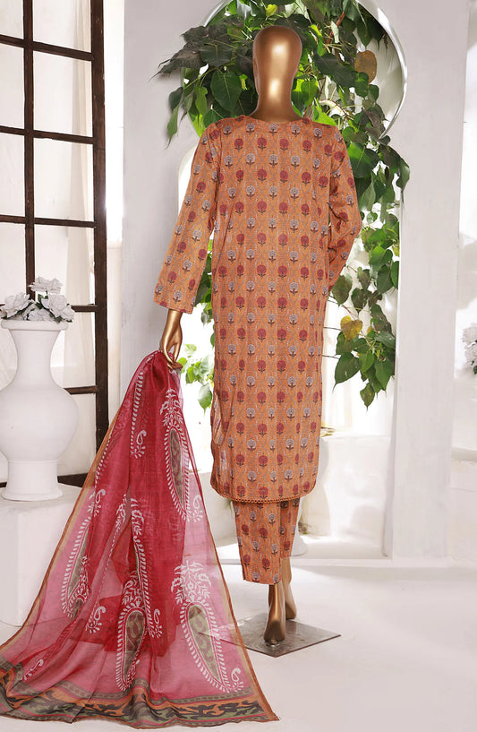 HZ Kaavish RTW Printed Co Ords Collection 2024 - PCD 401 mustard