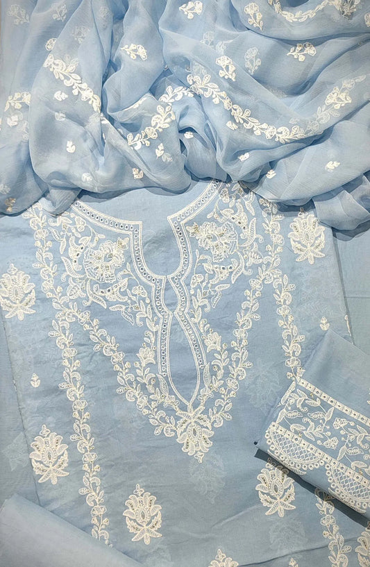 Premium Chic N Kari Embroidered Swiss Voile Collection - PCNKE 03