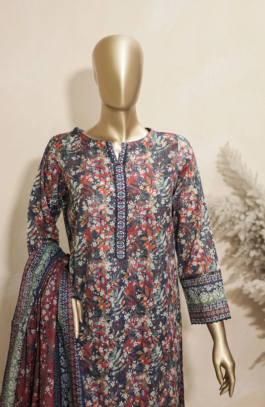 HZ Platinum Digital Printed Lawn with Doriya Dupatta Collection 2024 - PDC 42
