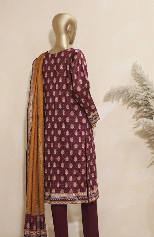 HZ Platinum Digital Printed Lawn with Doriya Dupatta Collection 2024 - PDC 57