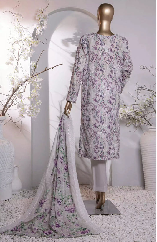 HZ Dhagakari Embroidered Cotton Lawn Collection Vol 03 - PDE-792