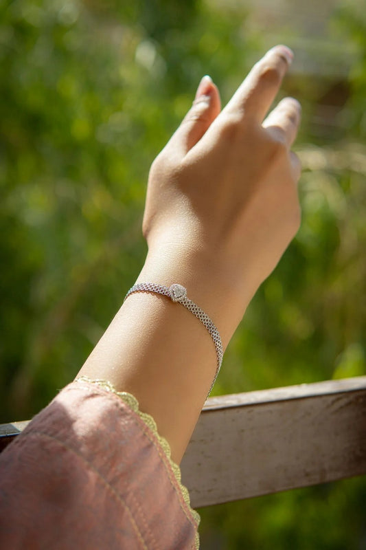 PEAR DROP CHAIN STYLE BRACELET YKL Jewellers Bracelet Collection