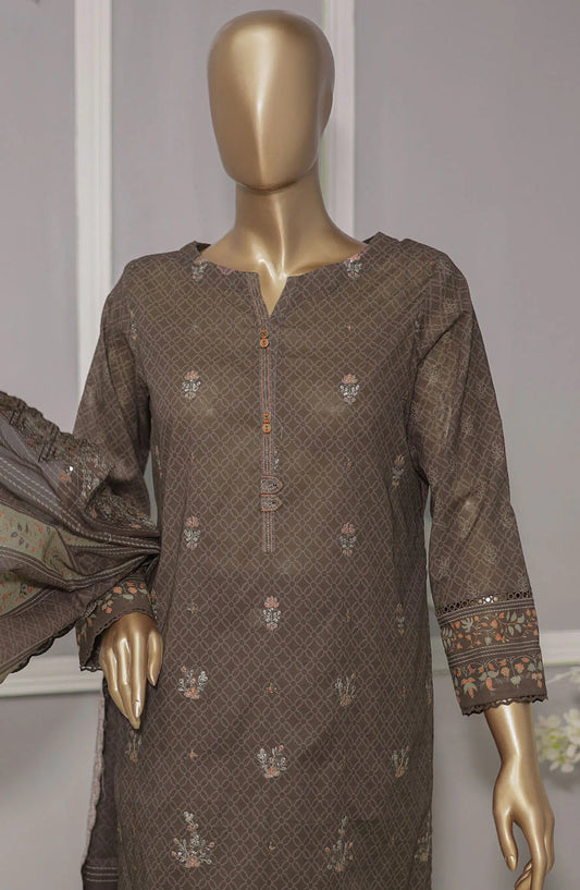 HZ Premium Lawn Embroidered with Lawn Dupatta Collection VOl 02 - PEC 720