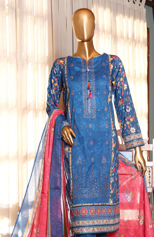HZ RTW AASHKAAR Embroidered Lawn Collection Vol 2 - PEL 412 BLUE